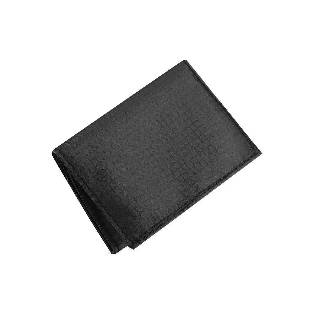 One black passport pouch