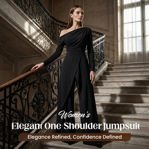 ⏳Time-Limited Special⏰Women's Elegant One-Shoulder Jumpsuit