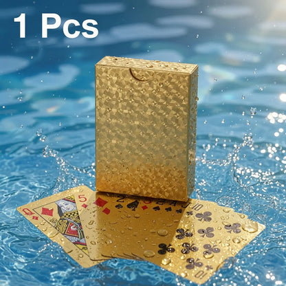 Wasserdichtes transparentes Farbkartenspiel – Pool- & Reise-Deck