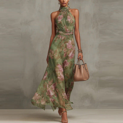 Flowing Pleated Jumpsuit