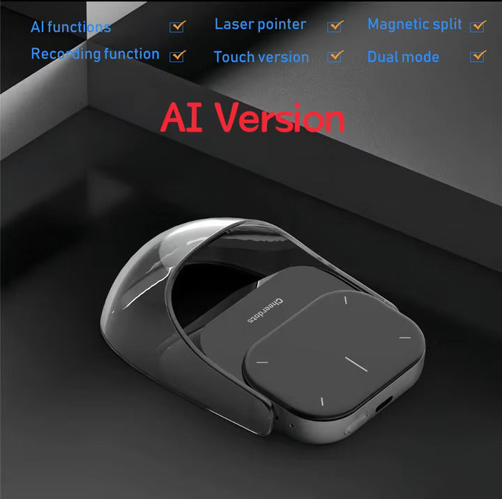 Abnehmbare Air Mouse Kabelloses Touchpad All-in-one Taschen-AI-Aufnahme ChatGPT-fähige Maus Kundenspezifische Gaming-Maus