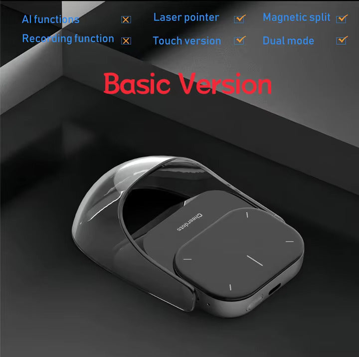 Abnehmbare Air Mouse Kabelloses Touchpad All-in-one Taschen-AI-Aufnahme ChatGPT-fähige Maus Kundenspezifische Gaming-Maus