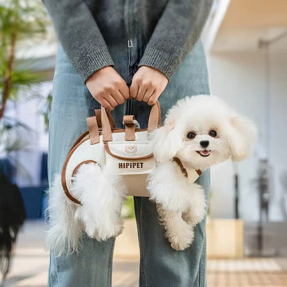 Kleiner Hund Ganzkörper-Hebe-/Tragegeschirr Haustierrucksack