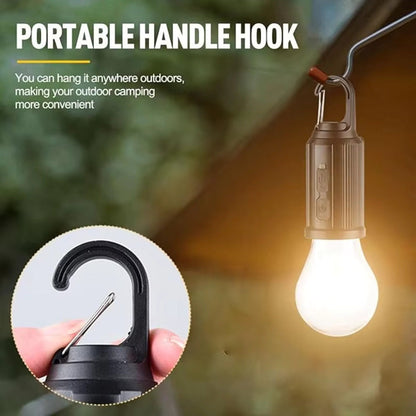 Neue solarbetriebene Campinglampe zum Aufladen