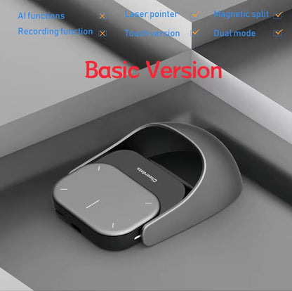Abnehmbare Air Mouse Kabelloses Touchpad All-in-one Taschen-AI-Aufnahme ChatGPT-fähige Maus Kundenspezifische Gaming-Maus