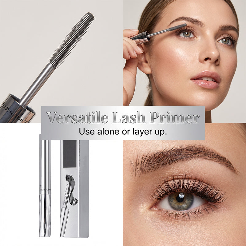 Close view of the mascara threaded brush