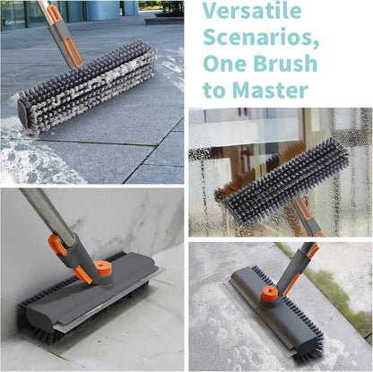 3-in-1 Extendable Scrub Brush with Squeegee & Hair Picker – product feature image 6