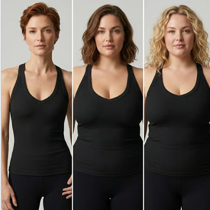 Gepolstertes Slim-Fit-Top für Damen