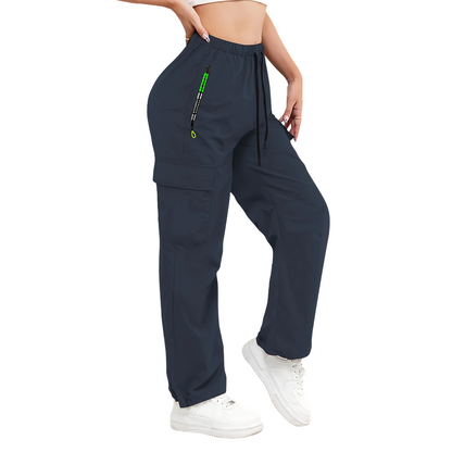 👖 LIMITED TIME: 50 % RABATT! 💥 Damen Vintage Cargohose mit Taschen – lockere Passform, atmungsaktiv, verstellbarer Bund ✨