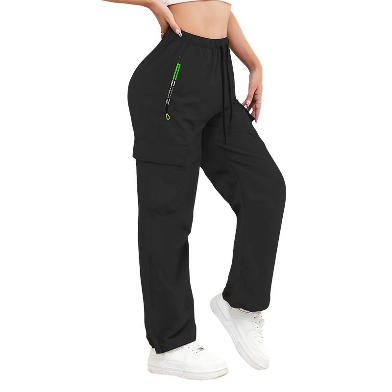 👖 LIMITED TIME: 50 % RABATT! 💥 Damen Vintage Cargohose mit Taschen – lockere Passform, atmungsaktiv, verstellbarer Bund ✨