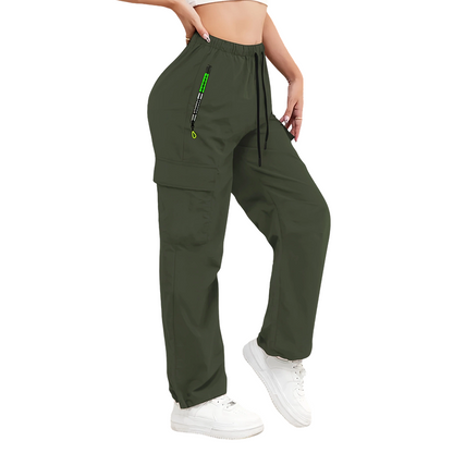 👖 LIMITED TIME: 50 % RABATT! 💥 Damen Vintage Cargohose mit Taschen – lockere Passform, atmungsaktiv, verstellbarer Bund ✨