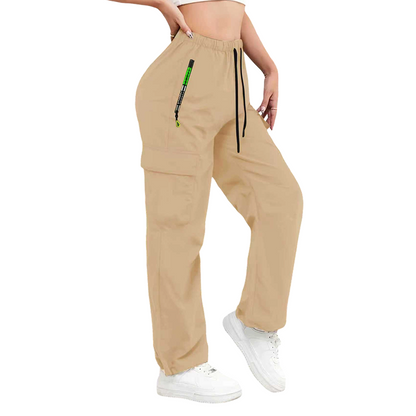 👖 LIMITED TIME: 50 % RABATT! 💥 Damen Vintage Cargohose mit Taschen – lockere Passform, atmungsaktiv, verstellbarer Bund ✨